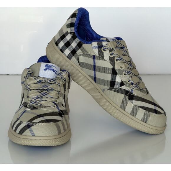 Burberry Shoes - Burberry Women's Lichen IP Check Low Top Sneakers 8 US (38) IT 8095373 NIB $750